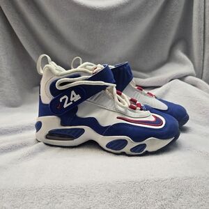 Nike Air Griffey Max 1 GS ‘USA’ White/Blue/Red DX3725-100 Youth Sz 13C